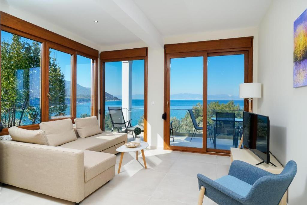 Villa Victoria By La Scala Beach Тасос Экстерьер фото